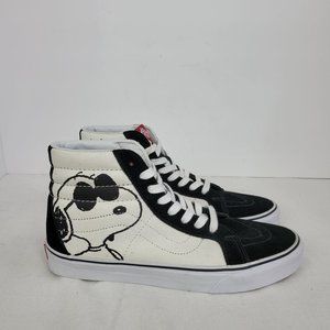 Vans SK8-Hi Peanuts Joe Cool Snoopy Skateboard Men's Shoes US Size 9.5